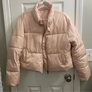 Light Pink Puffer Jacket